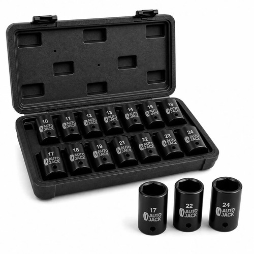 13pc impact socket set - socket,