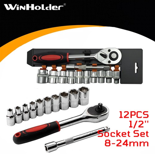 12pcs socket set 8 - 1/2'',
