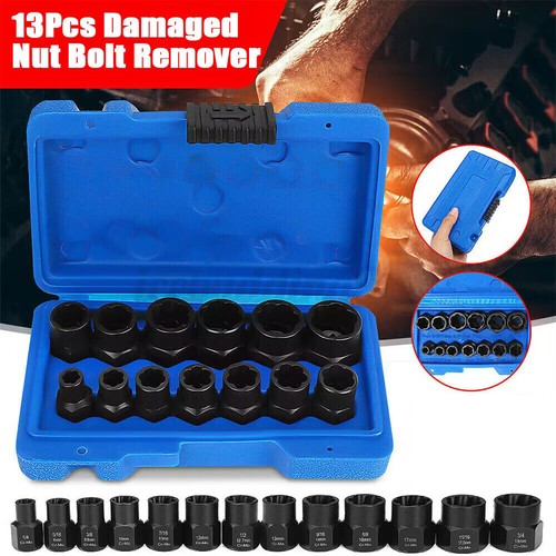 13pcs impact damaged bolt - 13pcs, nut