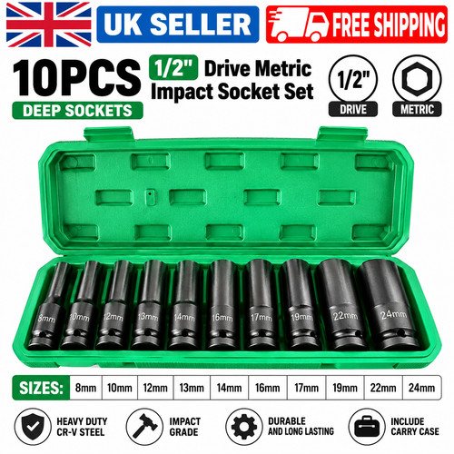 10pcs heavy duty drive - 1/2",