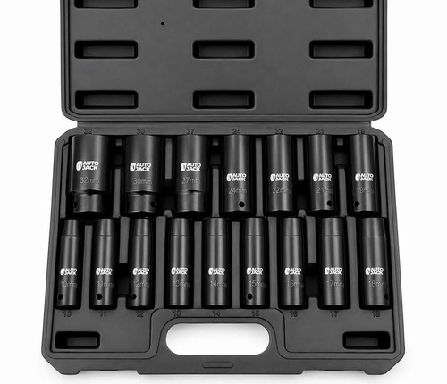 16pc deep impact socket - 16pc,