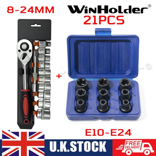 21pcs socket set - 1/2'',
