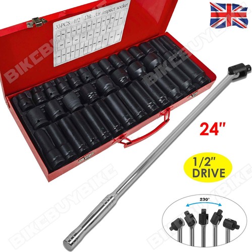 35pcs deep impact socket - impact, set