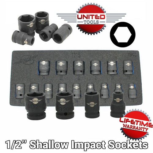 Impact wrench socket set pc - socket,