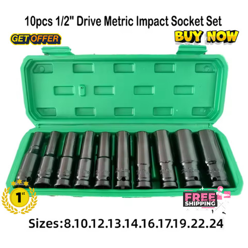 10pcs heavy duty drive - 1/2",