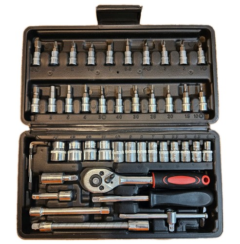 46pcs socket wrench set - socket, 1/4"