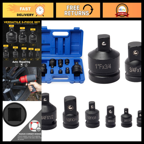Piece impact socket - impact, adapter
