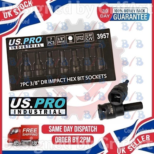 Pro 7pc impact hex socket - 7pc,
