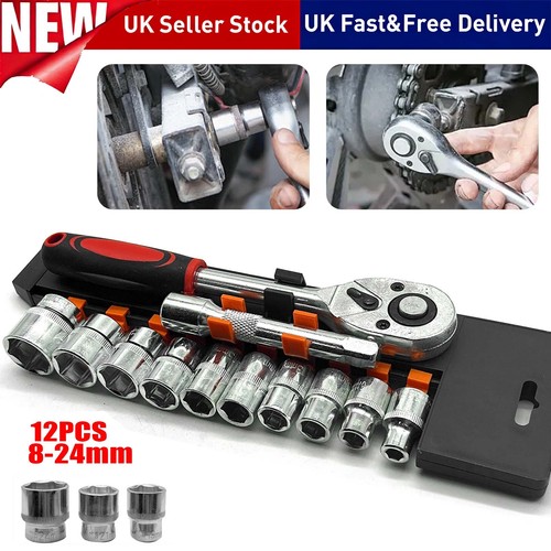 12pcs socket set 8 24mm - socket,