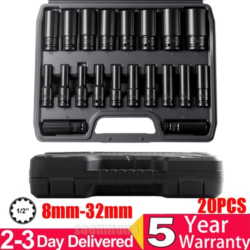 20pcs deep impact socket - deep,
