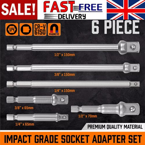 6pcs socket bit adapter - bit,