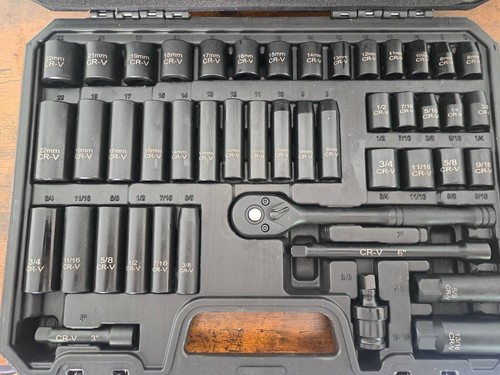 Drive impact socket set - 3/8”,