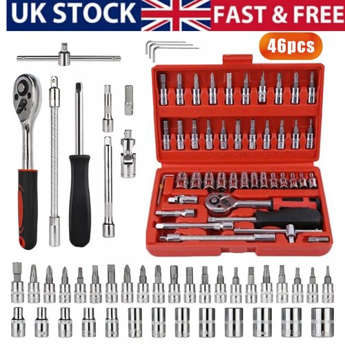 46pcs inch metric - 46pcs, socket