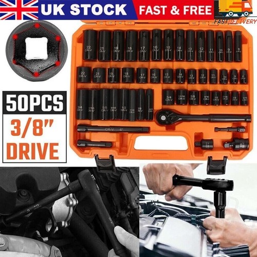 50pc drive impact - 50pc, 3/8"