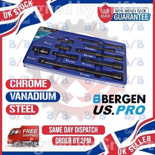 Uspro 9pc 1 - 3/8", drive