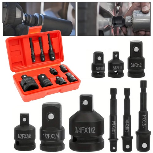 9pcs impact socket adapter - 9pcs,