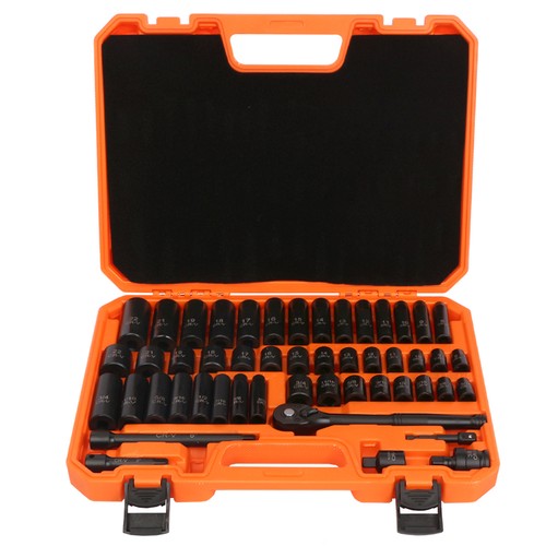 50pcs drive impact socket - 3/8",